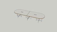 DESKER_DSTC3410R_WWWW(ROUND BIG TABLE POWER OUTLET_3400*D1000)