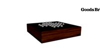 182011#JOGO RESTA UM EM MADEIRA NOGUEIRA E RECOURO CAFÉ