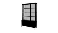 95706_Vitrinekast 5drs 2lade3D