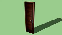 louvered door 60cm