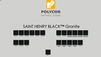 SAINT HENRY BLACK granite - Polycor Paver Layout Designs - Natural Stone