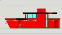1953 Usonian Exhibition House Section