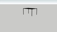 PAWILON PERGOLA SANTA CRUZ, 3X4M, CZARNY/SZARY
