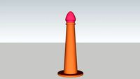Dildo, pênis, para projeto de sexshop