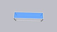 Vitrina A UA CRAG 250x60 cm