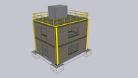 small 2 storey RFC Building.skp