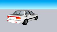 1988 Mitsubishi Mirage (subcompact sedan)