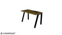 Mesa de Trabalho Plataforma Simples Principal c/ Pé Trapezoidal - 1200x600