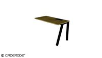 Mesa de Trabalho Plataforma Simples c/ Pé Trapezoidal - 1200x600 - LD