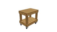 Table 2 Niveaux Étroite PM 700 x 500 Bois Vieilli
