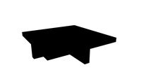 Linteloo Lowtide Coffeetable 140x140 by Roderick Vos