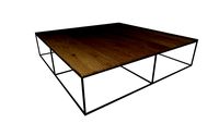Linteloo Log coffee table (140x140xH32cm) by Roderick Vos