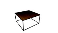 Linteloo Log coffee table (80x80xH37cm) by Roderick Vos