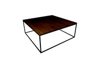 Linteloo Log coffee table (80x80xH32cm) by Roderick Vos