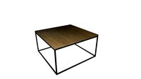 Linteloo Log side table (60x60xH32cm) by Roderick Vos