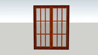 wooden window