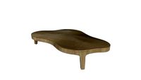 Linteloo Isola Coffeetable (Medium - White Wash) by Roderick Vos