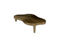 Linteloo Isola Coffeetable (Small - White Wash) by Roderick Vos