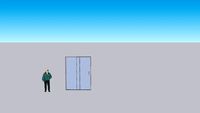 puerta corrediza de vidrio templado para baño
