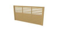 Sichtschutzzaun Holz Garten