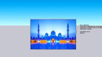 Quadro em tela canvas. Abu Dhabi Mesquita Sheikh Zayed