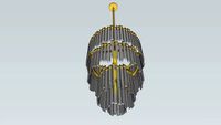 Adele Three-Tier Waterfall Chandelier