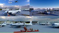 PAN AM 1950s Fleet: Lockheed L-049, Boeing 377, Douglas DC-4, DC-6B, DC-7C, Convair CV-240, CV-340