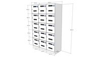 Casillero Metalico 3x5