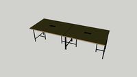 DESKER_DSTC2810_GGFK(BIG TABLE POWER OUTLET_2800*D1000)