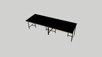 DESKER_DSTC2810_FKFK(BIG TABLE POWER OUTLET_2800*D1000)