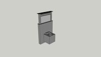 Hotte escamotable encastrable / retractable hood