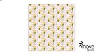PAPEL DE PAREDE FLORAL ABELHA INOVE DECORA