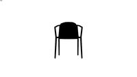 Akula Diamond Armchair Lava Charcoal with cushion 41501 - Akula Living
