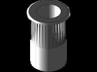 Bralo Nut Rivet M6, 3D CAD Model Library