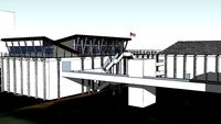 The Sky Lounge, + A Frame Café, Northern Offices, & a Solar Array Rooftop Addition