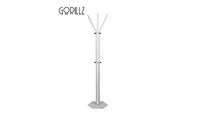 Gorillz Molto Standing Coat Racks -White