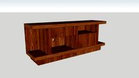MUEBLE BAJO PARA TELEVISIÓN 3D