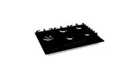 COOKTOP VETRO 70CM - Elettromec