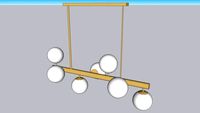 PENDANT LAMP GOLD