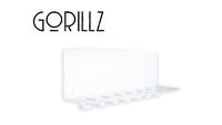 Gorillz Plenck Wall Coat Rack- White