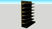 Modullar shelving empty tan (GMOD)