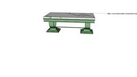 1300x700 chrome and marble coffee table