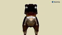 ar dino roar tyrannosaurus rex