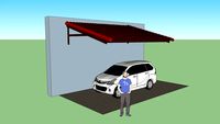 canopy genteng