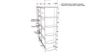 Встроенный шкаф-купе на заказ 2520х1800х600