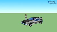 Back To The Future DeLorean