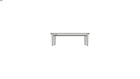 Akula Diamond Coffee Table 44 Ceramic White/CarreraWhite 41520/1 - Akula Living