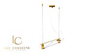 Pendente Ucrania (dourado fosco).