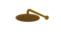 JEE-O slimline shower head small & wall shower - matt gold