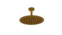 JEE-O slimline shower head small & JEE-O slimline ceiling shower 15 - matt gold